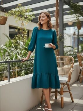 green emerald velvet dress DKNY Women's v-Neck Side Knot,BLK, 4 at Amazon Women's Clothing store
